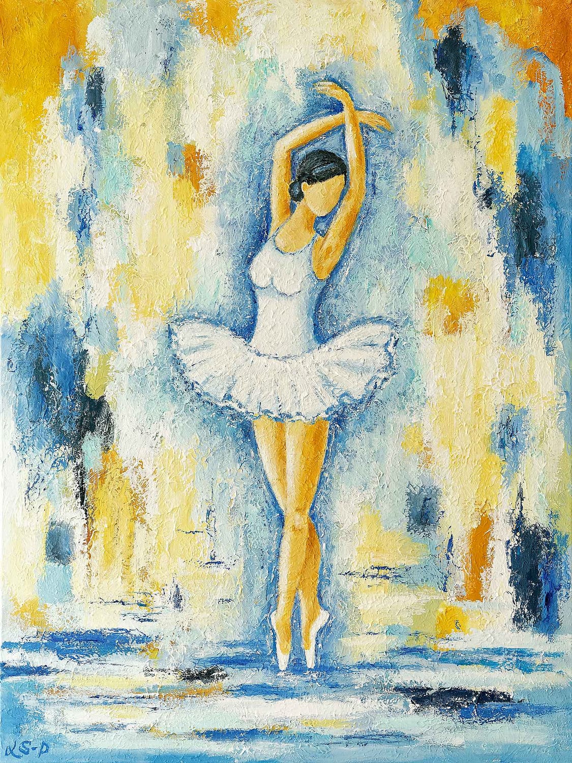 Lene Schmidt-Petersen: "Ballerina" (60x80 cm)
