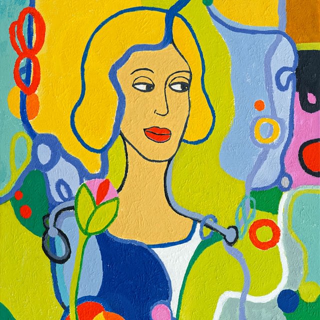 Lene Schmidt-Petersen: "Sofia" (65 x 80 cm)