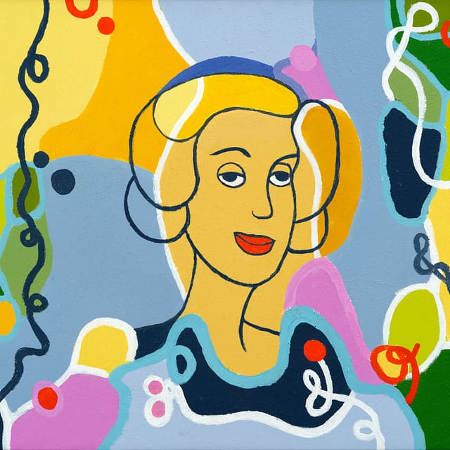 Lene Schmidt-Petersen: "Marigold" (80x60 cm)