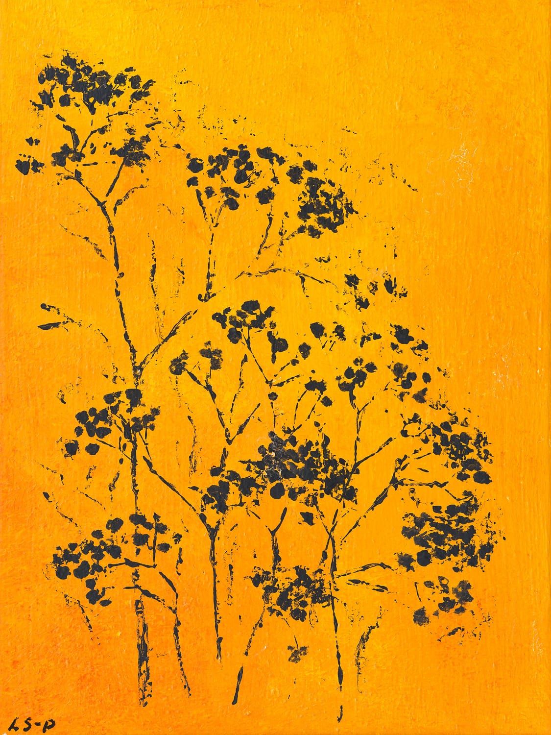 Lene Schmidt-Petersen: "Det lille mylder" (30 x 40 cm)