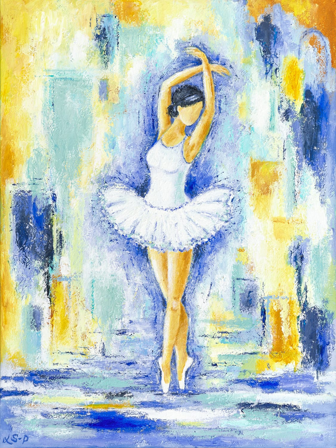 Lene Schmidt-Petersen: "Ballerina" (60x80 cm)
