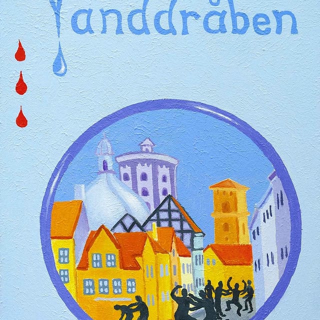 Lene Schmidt-Petersen: "Vanddråben" (30x40 cm)